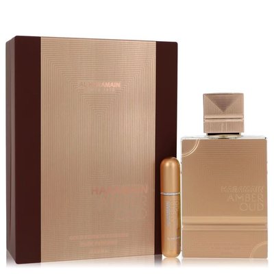 Al Haramain Amber Oud Gold Edition Extreme Women's Pure Perfume Gift Set - with Refill (Spray)(6.7ml) Image