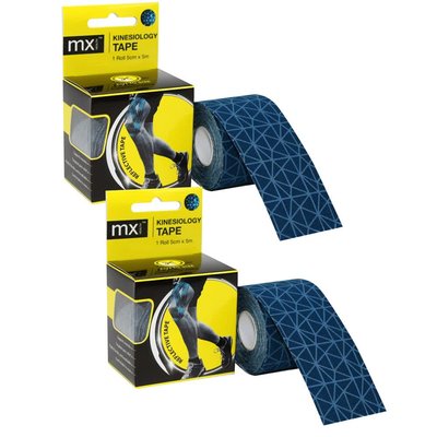 MX Kinesio Tape (5cm x 5m)(Reflective Blue)(Pack of 2) Image