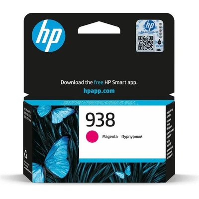 HP 938 Magenta Original Ink Cartridge ~800 pages (4S6X6PE) Image