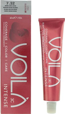 Intercosmo Voilà 3C Intense 7.32 Medium Beige Blonde Hair Colour (60ml) Image
