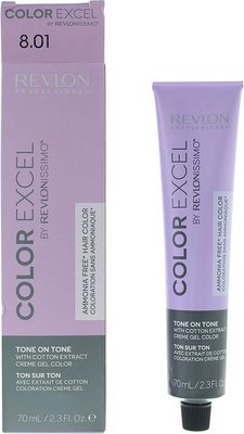 Revlon Revlonissimo Colorsmetique Color Excel 8.01 Light Natural Ash Blonde Hair (70ml) Image