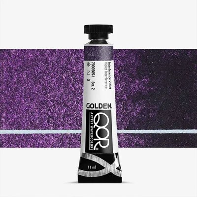 Golden Qor Watercolour Paint - Interference Violet (11 ml) Image