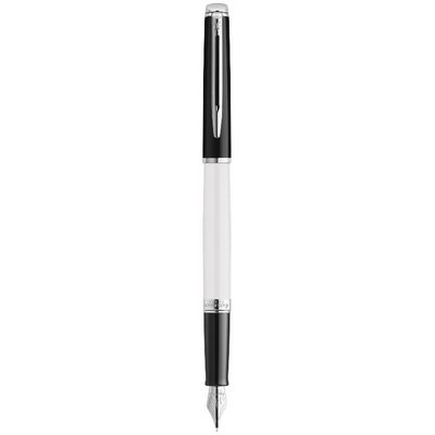 Waterman Hemisphere Fountain Pen (White with Chrome Trim) Image