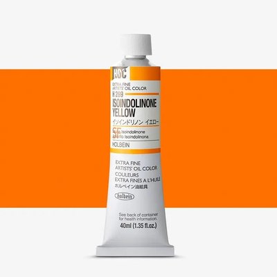 Holbein Artists' Extra Fine Oil Paint - Isoindolinone Yellow (40 ml) Image