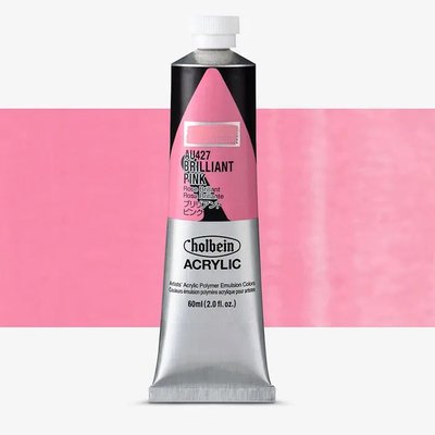 Holbein Heavy Body Acrylic Paint - Brilliant Pink (60 ml) Image