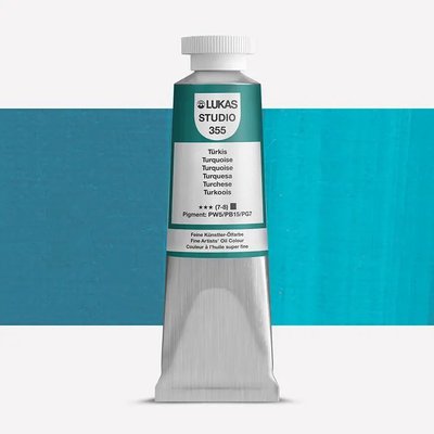 Lukas Studio Oil Paint - Turquoise (37 ml) Image