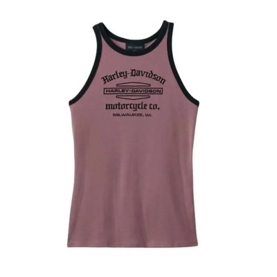 Women's Stacked Bar & Shield Racerback Tank (S) Image