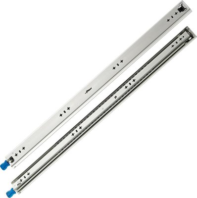 Chenshia 2 Pcs Heavy Duty 53mm Drawer Slides Full Extension Locking Runners - 1.5M Image