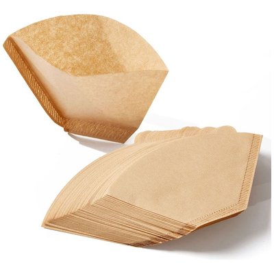 Chenshia 50 Piece Cone Coffee Filters - Kitchen Pour-Over Coffee Brew Accessory Image