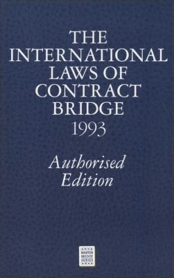 The International Laws of Contract Bridge 1993 Image