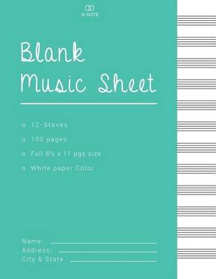 blank sheet music staff paper music manuscript paper staff paper blank music staff paper