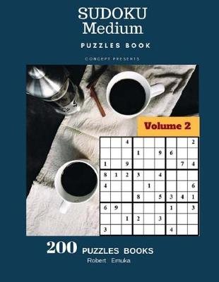 Sudoku Medium Puzzles Book Concept Presents 200 Puzzles Books Volume 2 Image