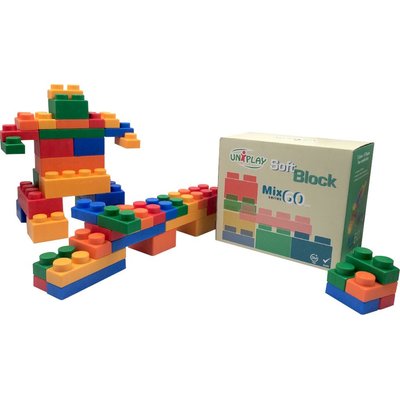 Greenbean Early Years - Basic Jumbo Soft Blocks (60 Pieces) (Eco Box) Image