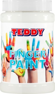 Teddy Finger Paint - White (1L) Image
