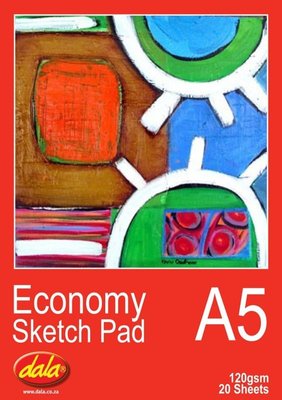 Dala A5 Econo Sketch Pad (120gsm)(20 Sheets) Image