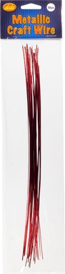Dala Metallic Craft Wire - Red (30cm) Image