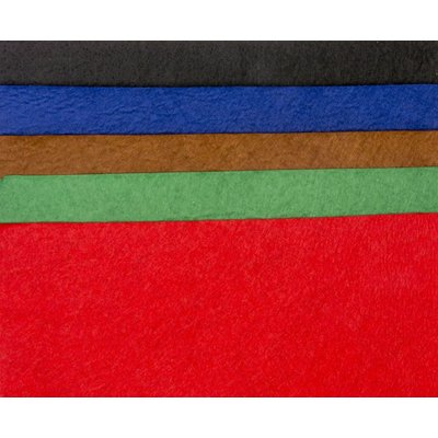 Dala A4 Primary Felt Pack (1mm)(5 Pack)(Assorted Colours) Image