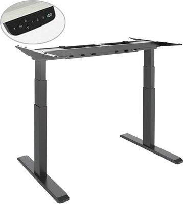 Lumi Sit-Stand Adjustable Electric Desk (White)(Up to 125kg) Image