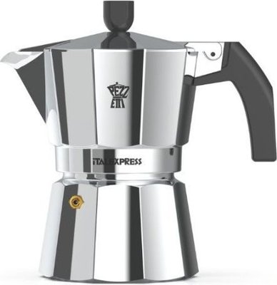 Italexpress 9 Cup Stove Top Coffee Maker - Silver Image
