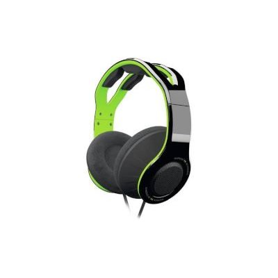 Gioteck TX30 Stereo Gaming & Go Over-Ear Headphones for Xbox One (Black and Green) Image