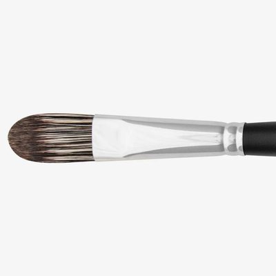Jackson's 335 Black Filbert #10 Hog Bristle Brush Image