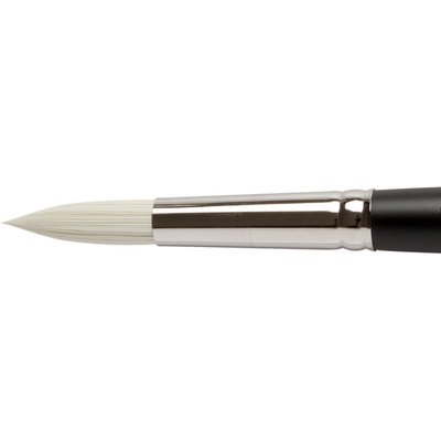 Jackson's Akoya Round No. 10 White Synthetic Bristle Hair Brush Image