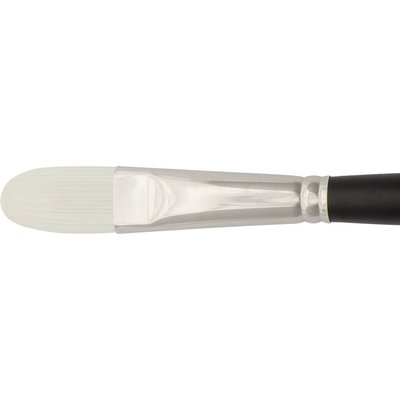 Jackson's Akoya Filbert No. 10 White Synthetic Bristle Hair Brush Image
