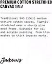 Jackson's Premium Cotton Canvas 10oz 19mm Profile 40x50cm Image