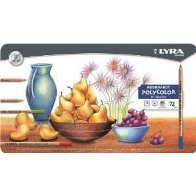 Lyra Rembrandt Polycolor Colour Pencils (Metal Box of 72) Image