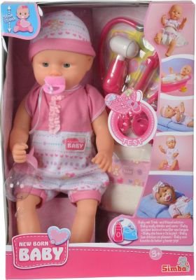 Simba New Born Baby Doll (38cm) with Doctor Accessories Image