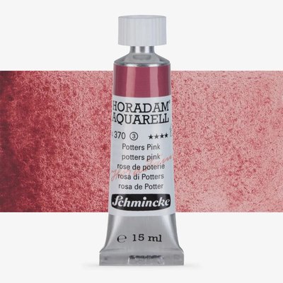 Schmincke Horadam Watercolours - Potter's Pink 370 (15ml) Image