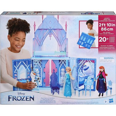 Disney Frozen Elsa's Fold & Go Ice Palace Playset Image