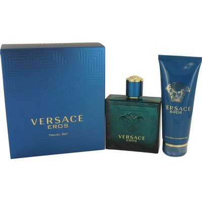 Versace Eros Eau de Toilete and Shower Gel 2 Piece Gift Set Image
