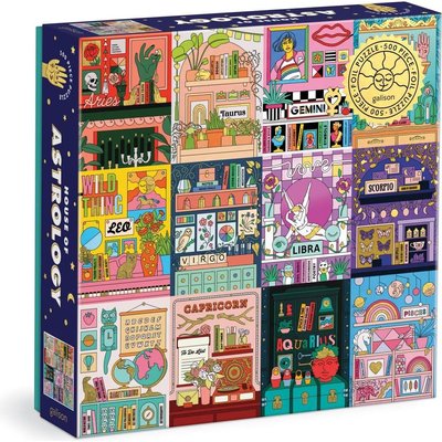 Galison House of Astrology Foil Jigsaw Puzzle (500 Piece) Image
