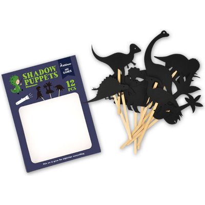 Mideer Dinosaur Shadow Puppets Set Image