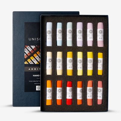 Unison Colour Additional 1-18 Soft Pastel Set (Set of 18) Image