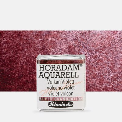 Schmincke Horadam Supergranulation Watercolour - Volcano Violet 914 (Half Pan) Image