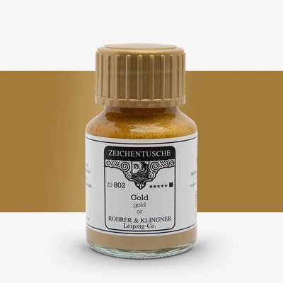 Rohrer & Klingner Calligraphy Ink - Gold (50 ml) Image