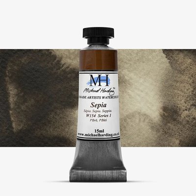 Michael Harding Professional Watercolour Paint - Sepia (15 ml) Image