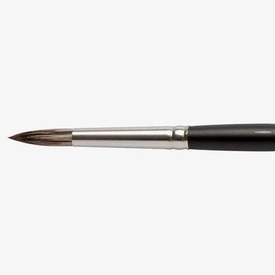 Jackson's 333 Black Round #5 Hog Bristle Brush Image