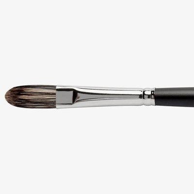Jackson's 335 Black Filbert #7 Hog Bristle Brush Image