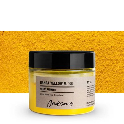 Jackson's Artist Pigment - Hansa Yellow Medium (10g in 50ml Jar) Image