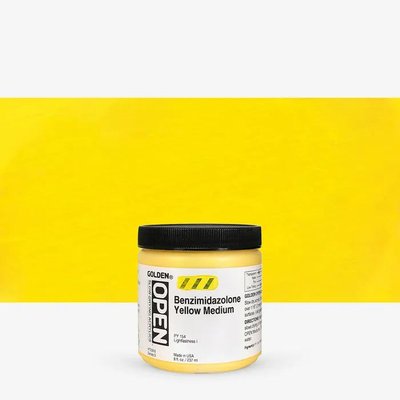 Golden Open Slow-Drying Acrylic Paint - Benzimidazolone Yellow Medium III (237 ml) Image