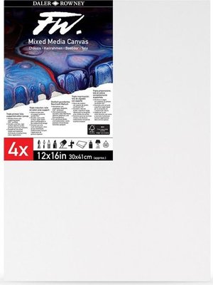 DR. FW Mixed Media Canvas (12x16")(4 Pack) Image