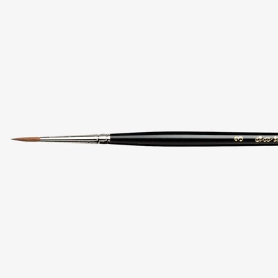 Da Vinci 10 Maestro # 3 Round Tobolsky Kolinsky Red Sable Watercolour Brush - Short Handle Image