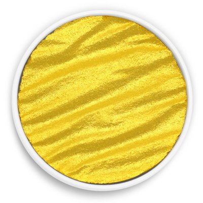 Coliro Pearlcolours Watercolour Mica Paint - Vibrant Yellow M043 (30mm Pan) Image