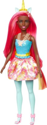Barbie Dreamtopia Unicorn Doll (Pink and Yellow Hair) Image