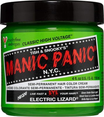 Manic Panic Classic High Voltage Electric Lizard Semi-Permanent Hair Color Cream (118ml) Image