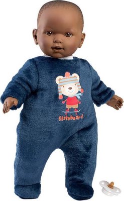Llorens Baby Boy Doll With Clothing And Accessories - Zareb Pijama Patinete (42cm) Image