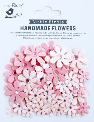 Little Birdie Sparkle Florettes - Pink Passion (80 Pieces) Image